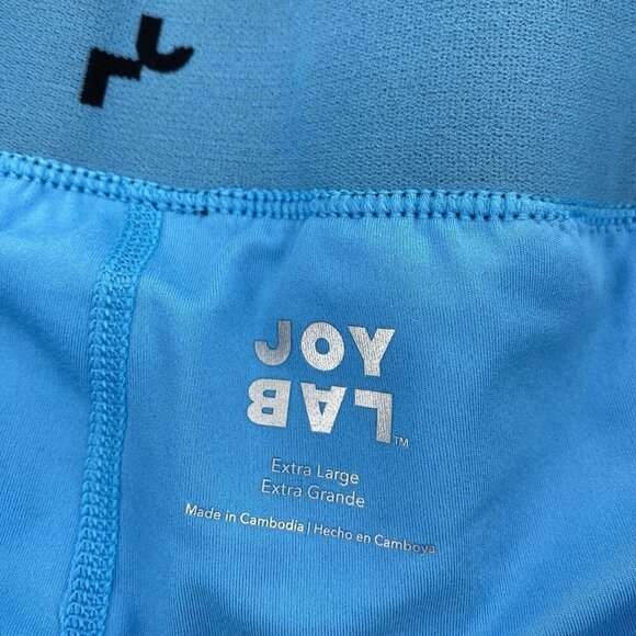 Joy Lab Size XL Pleated Mini Tennis Skort Activewear Blue Checkered Preppy NWT - Picture 6 of 10